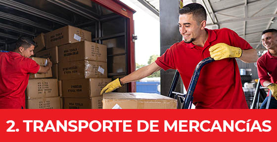 <b> 2. Transporte de Mercancías (Paqueteo)</b>